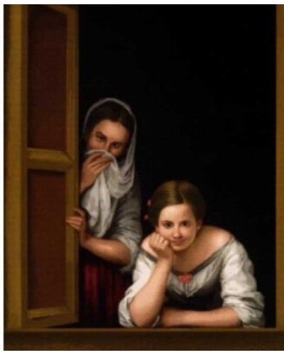Mujeres en la ventana, Murillo