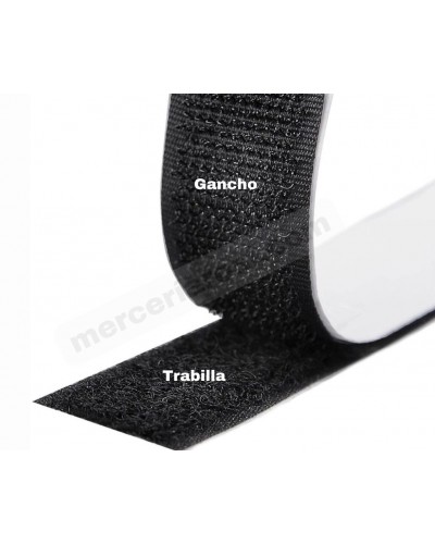Cinta de velcro adhesiva 2 partes (Gancho + Trabilla)