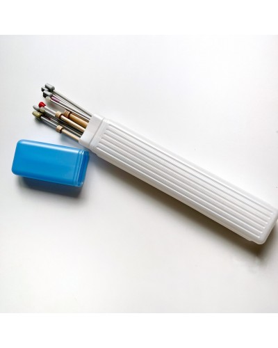 Estuche guarda agujas de punto