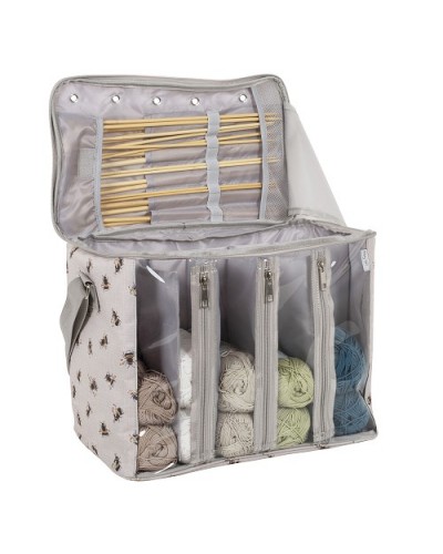 Bolsa guarda ovillos abeja