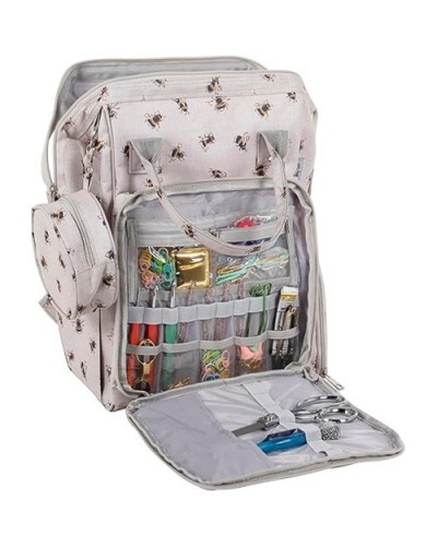 Bolsa guarda ovillos y manualidades