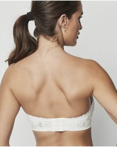 Sujetador bandeau tirantes extraíbles 10916