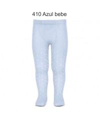 Leotardo Calado Perlé 2565/1 Azul bebe