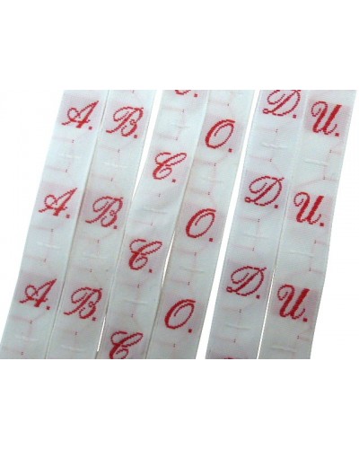 Cinta de abecedario para coser