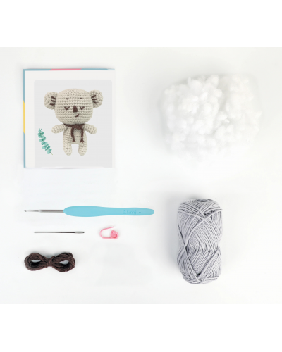 Amigurumi Crochet Kit "Kai el Koala"