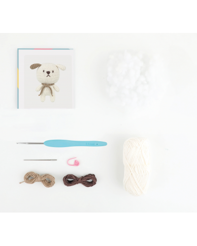 Amigurumi Crochet Kit "Daniel el perro"