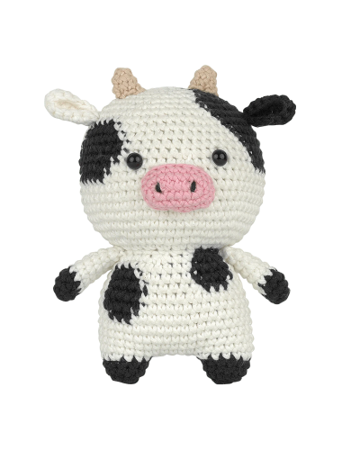 Amigurumi Crochet Kit "Gertie la vaca"