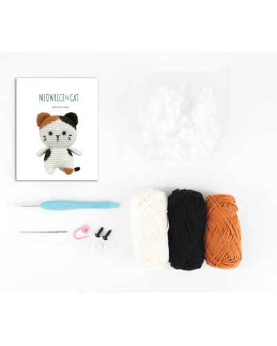 Amigurumi Crochet Kit "Meowrice el gato"
