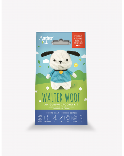 Amigurumi Crochet Kit "Walter el perro"