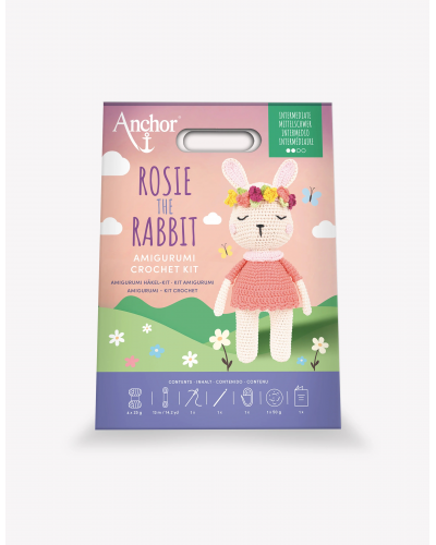 Amigurumi Crochet Kit "Rosie el conejo"