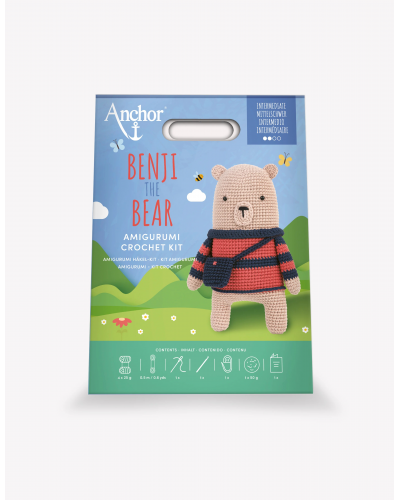 Amigurumi Crochet Kit "Benji el oso"