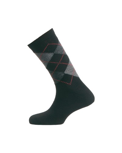 Calcetín hombre rombos orlón