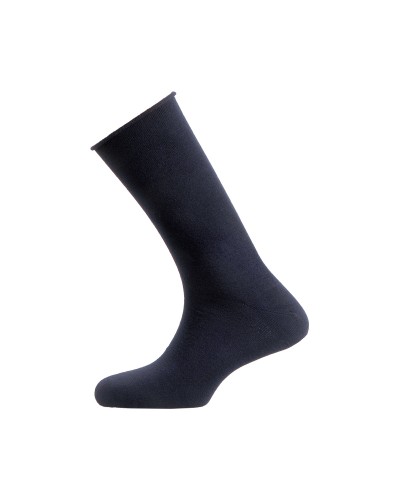 Calcetín hombre modal liso "Rulo"