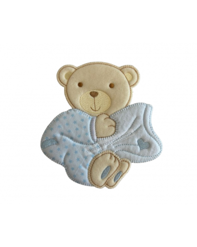 Parches termoadhesivos infantiles. Oso almohada