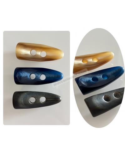 Botones trenca brillo