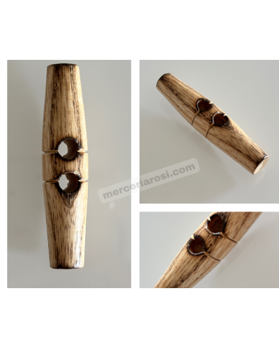 Botón trenca madera