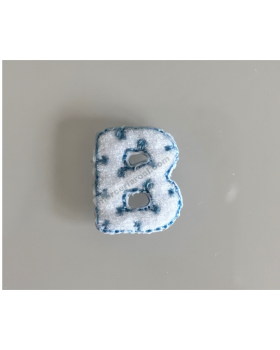 Letras termoadhesivas azules