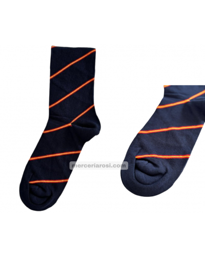 Calcetín hombre fantasía. Bandera España diagonal