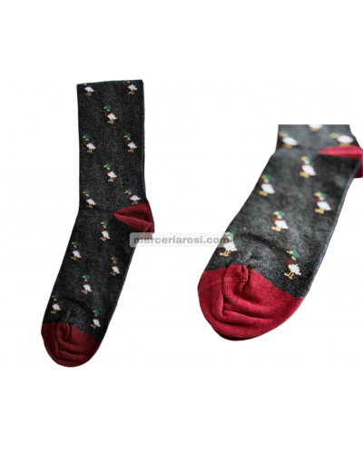 Calcetín hombre fantasía. Pato