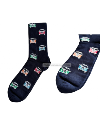 Calcetín hombre fantasía. Big furgo