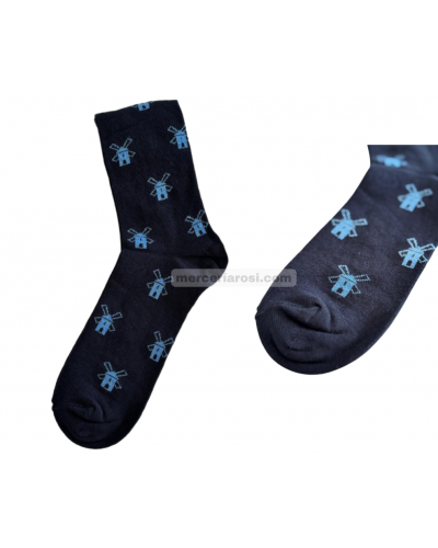 Calcetín hombre fantasía. Molinos