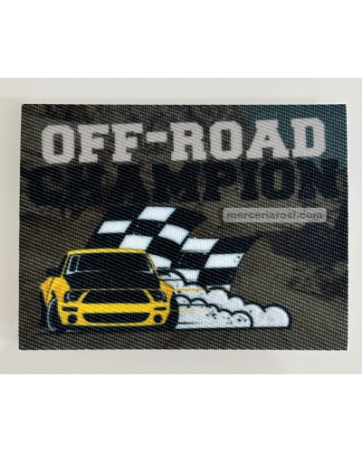 Parche termoadhesivo. Off-road