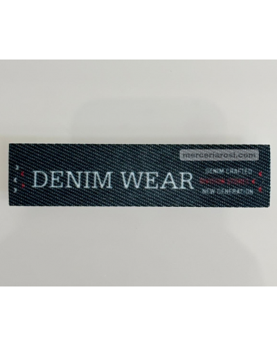 Parche termoadhesivo. Denim wear