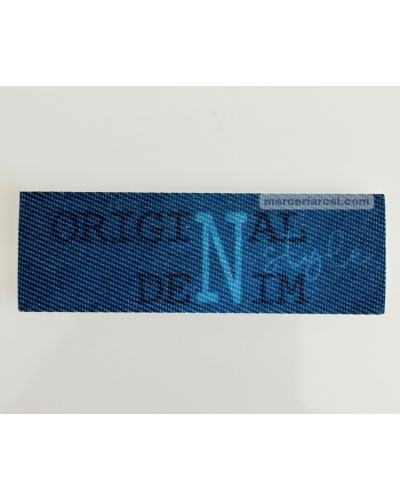 Parche termoadhesivo. Original Denim