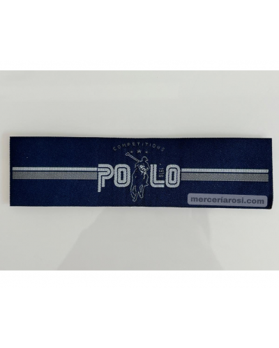 Parche termoadhesivo. Polo azul