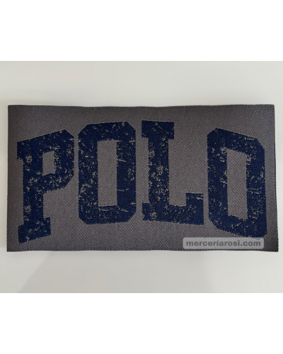Parche termoadhesivo. Polo gris