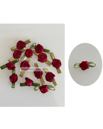Flor de raso mini (1cm)