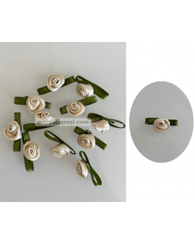 Flor de raso mini (1cm)