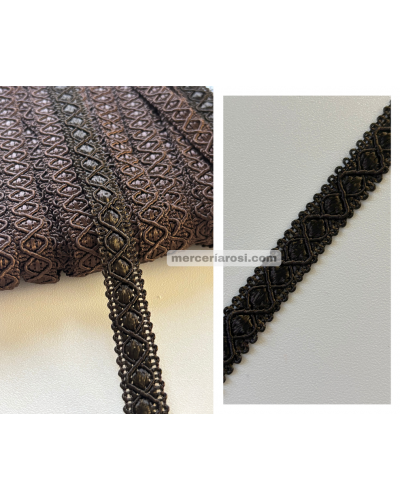 Galón pasamanería rombos (12 mm).