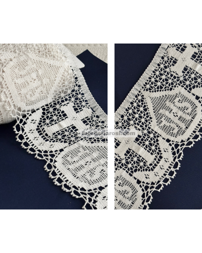 Encaje bolillo religioso 9266