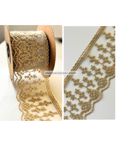 Encaje tul metalizado 910.0027