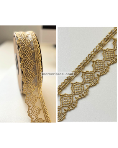 Encaje tul metalizado 910.0023