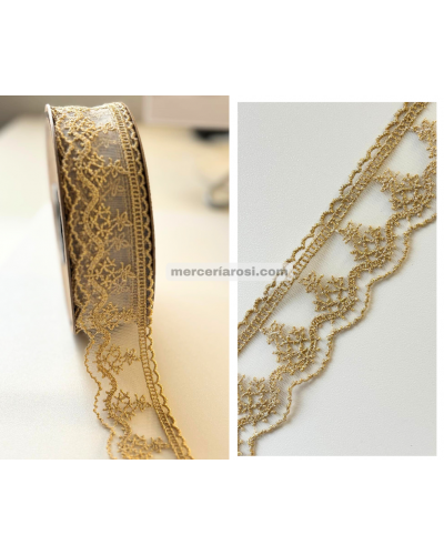 Encaje tul metalizado 910.0026