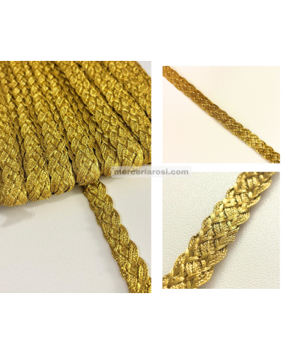 Pasamanería trenzada dorada 59075