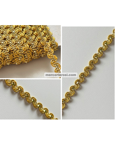 Galón metalizado zig-zag 8696