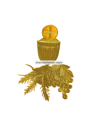 Aplicación eclesiástica cáliz/uvas