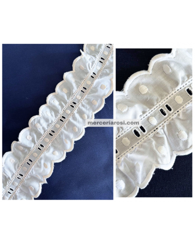 Tira bordada fruncida galón 02/11