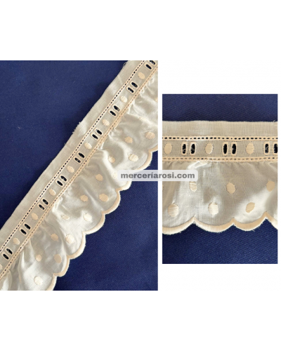 Tira bordada fruncida 071