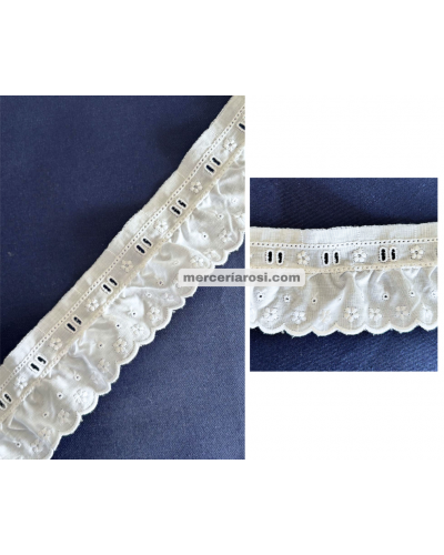 Tira bordada fruncida 006