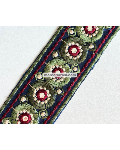 Galón bordado espejos