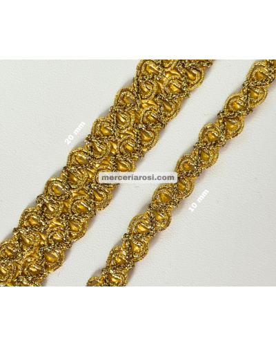 Galón pasamanería metalizado 9694