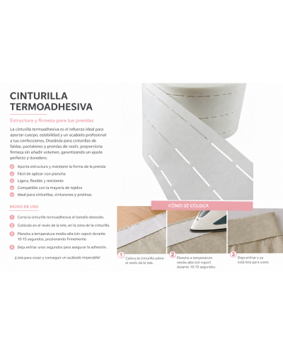 Cinturilla termoadhesiva