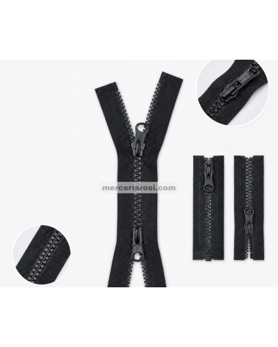 Cremallera doble reversible N•8