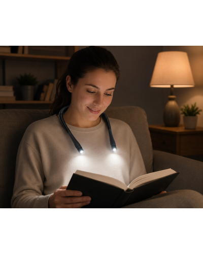 Lámpara led cuello recargable