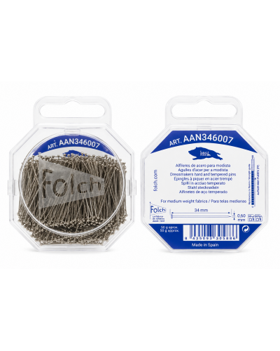 Alfileres costura caja 50 grs.