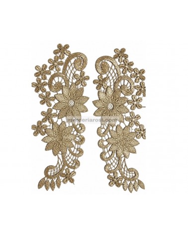 Aplicación floral (pareja)